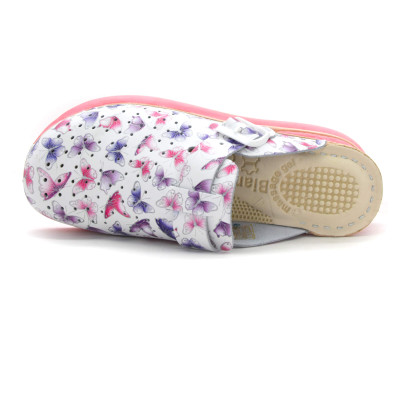 Saboți medicali Bianco Molina A01-butterfly